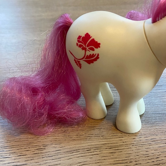 Rose June Birth Flower Pony Mail Order My Little Pony MLP G1 1985 Hasbro Poppy - Picture 5 of 5
